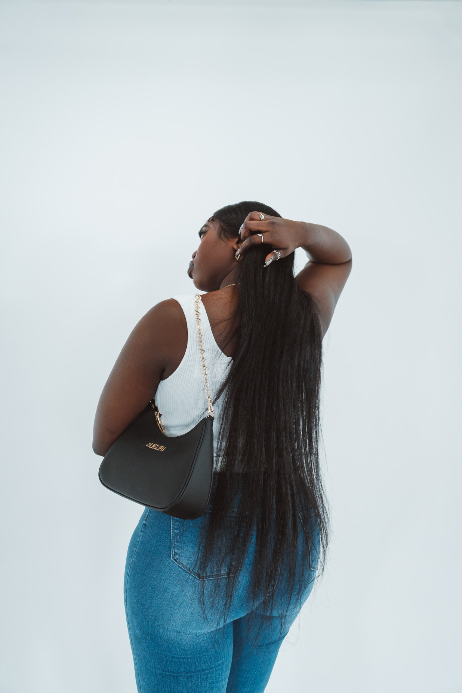 OG Leather Bag- Black