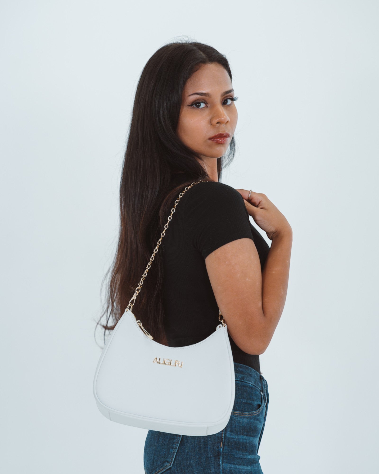 OG Leather Bag- White